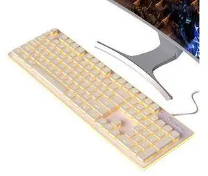 Pro Mechanical Gaming Keyboard, Mechanical Keyswitches, Key RGB Backlighting Yellow Pro Mechanical Gaming Keyboard, Mechanical Keyswitches, Key RGB Backlighting Yellow