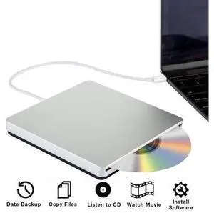 External CD DVD Drive USB-C Slim Portable External CD DVD Rewriter Burner Writer,High Speed Data Transfer USB Optical Drives Player for PC Desktop Laptop Windows Desktop Mac MacBook Pro External CD DVD Drive USB-C Slim Portable External CD DVD Rewriter Burner Writer,High Speed Data Transfer USB Optical Drives Player for PC Desktop Laptop Windows Desktop Mac MacBook Pro