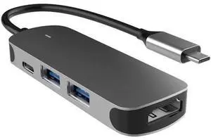 USB C Hub, 4-in-1 Type C Adapter with 4K Mac HDMI Adapter, 2 USB 3.0/2.0, USB-C Power Delivery, Portable Splitter for Apple Mac Pro/Air and Other USB C Laptops USB C Hub, 4-in-1 Type C Adapter with 4K Mac HDMI Adapter, 2 USB 3.0/2.0, USB-C Power Delivery, Portable Splitter for Apple Mac Pro/Air and Other USB C Laptops
