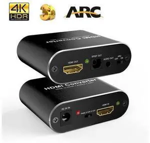 4K60Hz HDMI Audio Extractor 4K@60Hz HDMI to HDMI + Optical Toslink SPDIF+3.5mm Audio Output HDMI Audio Converter Adapter Embedder Support 5.1 ARC 1080P 3D Suit for Fire Stick Xbox,Laptop 4K60Hz HDMI Audio Extractor 4K@60Hz HDMI to HDMI + Optical Toslink SPDIF+3.5mm Audio Output HDMI Audio Converter Adapter Embedder Support 5.1 ARC 1080P 3D Suit for Fire Stick Xbox,Laptop