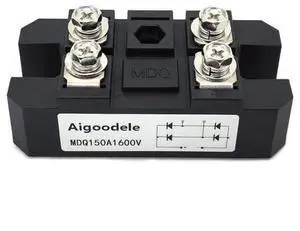 Single Phase Bridge Rectifier MDQ-150A 150A 1600V Full Wave Diode Module MDQ150-16 Single Phase Bridge Rectifier MDQ-150A 150A 1600V Full Wave Diode Module MDQ150-16
