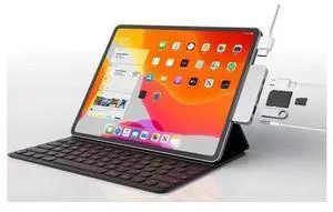 XJYLCPC USB C Hub Adapter for 2018 2020 iPad Pro 12.9"11"10.9"iPad Air 4 6-in-1 Mini Type C Hub with USB C to HDMI 4K@30Hz PD Charging&Data USB3.0 3.5mm Headphone Jack,SD/Micro Card Reader XJYLCPC USB C Hub Adapter for 2018 2020 iPad Pro 12.9"11"10.9"iPad Air 4 6-in-1 Mini Type C Hub with USB C to HDMI 4K@30Hz PD Charging&Data USB3.0 3.5mm Headphone Jack,SD/Micro Card Reader