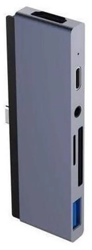 XJYLCPC USB C Hub for iPad Pro 2020/ 2018 6 in 1 Hub with 4K@30Hz HDMI HDR USB 3.0 3.5mm Audio and 60W PD SD/Micro Card Reader Aluminum USB-C Dock Adapter for New iPad Pro MacBook Pro and More XJYLCPC USB C Hub for iPad Pro 2020/ 2018 6 in 1 Hub with 4K@30Hz HDMI HDR USB 3.0 3.5mm Audio and 60W PD SD/Micro Card Reader Aluminum USB-C Dock Adapter for New iPad Pro MacBook Pro and More