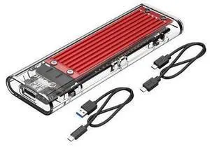 USB 3.1 Gen 2 Type C Tool-Free M.2 SSD Enclosure 2280 2260 2242 2230 SSD Housing NGFF Case to USB3.1 gen 2 Type C Cable for Intel 660p/Samsung 970 EVO/Samsung970 Pro NVME SSD (Red) USB 3.1 Gen 2 Type C Tool-Free M.2 SSD Enclosure 2280 2260 2242 2230 SSD Housing NGFF Case to USB3.1 gen 2 Type C Cable for Intel 660p/Samsung 970 EVO/Samsung970 Pro NVME SSD (Red)