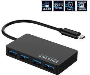 USB 3.1 Data HUB, 4-Port USB 3.0 Ultra Slim Data Hub for Macbook, Mac Pro/mini, iMac, Surface Pro, XPS, Notebook PC, USB Flash Drives, Mobile HDD, and More USB 3.1 Data HUB, 4-Port USB 3.0 Ultra Slim Data Hub for Macbook, Mac Pro/mini, iMac, Surface Pro, XPS, Notebook PC, USB Flash Drives, Mobile HDD, and More