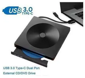 External DVD CD Drive USB 3.0 Ultra Slim Drives CD DVD RW Player/DVD CD ROM Drive/Writer/Rewriter/USB CD Burner Compatible with Mac MacBook Pro, Laptops Desktops - Black External DVD CD Drive USB 3.0 Ultra Slim Drives CD DVD RW Player/DVD CD ROM Drive/Writer/Rewriter/USB CD Burner Compatible with Mac MacBook Pro, Laptops Desktops - Black