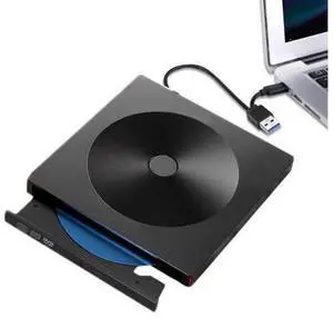 External CD DVD Drive , USB Type C Dual Port CD Drive, DVD +/-RW CD +/-RW Writer Burner Player with Classic Silver for MacBook Air, MacBook Pro, Mac OS, PC Laptop( YX-008, Black ) External CD DVD Drive , USB Type C Dual Port CD Drive, DVD +/-RW CD +/-RW Writer Burner Player with Classic Silver for MacBook Air, MacBook Pro, Mac OS, PC Laptop( YX-008, Black )