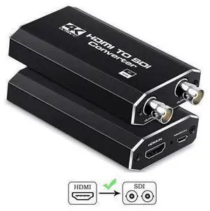 4K HDMI to 3G-SDI Mini Converter, Convenient for Users with The Full Size SDI and HDMI Connectors, Pocket Size and Easy to Mount, Universal USB Power Solution Design 4K HDMI to 3G-SDI Mini Converter, Convenient for Users with The Full Size SDI and HDMI Connectors, Pocket Size and Easy to Mount, Universal USB Power Solution Design
