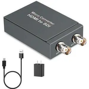 1080P HDMI to 3G-SDI Mini Converter, Convenient for Users with The Micro SDI and HDMI Connectors, Pocket Size and Easy to Mount, Universal USB Power Solution Design 1080P HDMI to 3G-SDI Mini Converter, Convenient for Users with The Micro SDI and HDMI Connectors, Pocket Size and Easy to Mount, Universal USB Power Solution Design