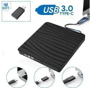 BT689 24X USB 3.0 Type-C Super Multi Ultra Slim Portable DVD Writer Drive +/-RW External Drive Compatible with Laptop Desktop PC Windows Linux OS Apple Mac BT689 24X USB 3.0 Type-C Super Multi Ultra Slim Portable DVD Writer Drive +/-RW External Drive Compatible with Laptop Desktop PC Windows Linux OS Apple Mac