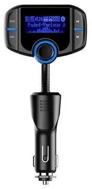 Bluetooth FM Transmitter Car Radio Audio Adapter MP3 Player Handsfree Car Kit with Dual USB Ports QC3.0/2.4A 1.7inch LED Display Car Voltage Play TF Card/USB Flash Drive Bluetooth FM Transmitter Car Radio Audio Adapter MP3 Player Handsfree Car Kit with Dual USB Ports QC3.0/2.4A 1.7inch LED Display Car Voltage Play TF Card/USB Flash Drive