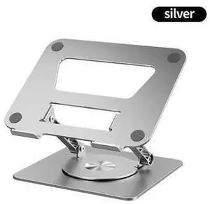 Foldable Swivel Adjustable Laptop Stand Ergonomic Laptop Riser for Collaborative Work Dual Rotary Shaft Fully Foldable for Easy Storage Fits MacBook/ All Laptops up to 17.3 inches,Silver Foldable Swivel Adjustable Laptop Stand Ergonomic Laptop Riser for Collaborative Work Dual Rotary Shaft Fully Foldable for Easy Storage Fits MacBook/ All Laptops up to 17.3 inches,Silver