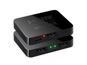 4Kx2K@60Hz 1 in 2 Out HDMI Splitter - Ultra HD 4K 1x2 V. 2.0 HDCP, Power HDMI Supports 3D Full HD 1080P for Xbox, PS4 PS3 Fire Stick Blu Ray Apple TV HDTV 4Kx2K@60Hz 1 in 2 Out HDMI Splitter - Ultra HD 4K 1x2 V. 2.0 HDCP, Power HDMI Supports 3D Full HD 1080P for Xbox, PS4 PS3 Fire Stick Blu Ray Apple TV HDTV