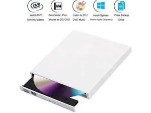 External CD Drive for Laptop, USB2.0 Ultra-Slim Portable CD +/-RW ROM Burner/Writer Compatible with PC Desktop Windows 2000/XP/Vista/Windows7/Windows8 (White) External CD Drive for Laptop, USB2.0 Ultra-Slim Portable CD +/-RW ROM Burner/Writer Compatible with PC Desktop Windows 2000/XP/Vista/Windows7/Windows8 (White)