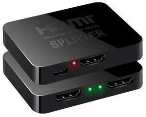 4Kx2K@30Hz 1 in 2 Out HDMI Splitter - Ultra HD 4K 1x2 V. 1.4 HDCP, Power HDMI Supports 3D Full HD 1080P for Xbox, PS4 PS3 Fire Stick Blu Ray Apple TV HDTV 4Kx2K@30Hz 1 in 2 Out HDMI Splitter - Ultra HD 4K 1x2 V. 1.4 HDCP, Power HDMI Supports 3D Full HD 1080P for Xbox, PS4 PS3 Fire Stick Blu Ray Apple TV HDTV