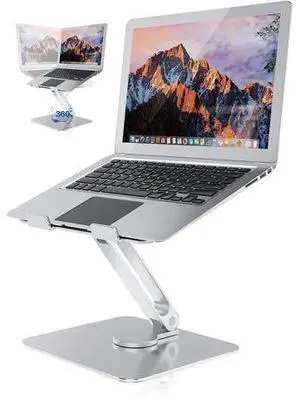 360°Swivel Laptop Stand for Desk Rotating Base,Telescopic Laptop Riser Computer Stand Adjustable Height & Angle with 360°Swivel,Laptop Stand Compatible with PC, MacBook Air/All 10-17.3" 360°Swivel Laptop Stand for Desk Rotating Base,Telescopic Laptop Riser Computer Stand Adjustable Height & Angle with 360°Swivel,Laptop Stand Compatible with PC, MacBook Air/All 10-17.3"