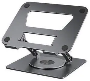 Swivel Adjustable Laptop Stand, Aluminum Laptop Riser, Multi-Angle Height Adjustable Computer Stand Desktop Holder Compatible with Mac MacBook Pro Air, XPS, (10-17"),Gray Swivel Adjustable Laptop Stand, Aluminum Laptop Riser, Multi-Angle Height Adjustable Computer Stand Desktop Holder Compatible with Mac MacBook Pro Air, XPS, (10-17"),Gray