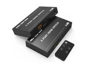 HDMI 2.1 Directional 4in 1out Switch with Remote Control 8K 60Hz 4K 120Hz Switcher Adapter 4 in 1 Out Converter Splitte For PC TV PS4 Xbox PS5 Projectors HDMI 2.1 Directional 4in 1out Switch with Remote Control 8K 60Hz 4K 120Hz Switcher Adapter 4 in 1 Out Converter Splitte For PC TV PS4 Xbox PS5 Projectors