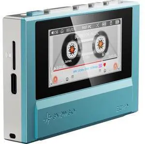 Echo Retro Hi-Res Digital Audio Player, Dual DAC Bluetooth Music Player, 4.4mm Balanced Output, Color Screen, Portable DAP (Sky Blue) Echo Retro Hi-Res Digital Audio Player, Dual DAC Bluetooth Music Player, 4.4mm Balanced Output, Color Screen, Portable DAP (Sky Blue)