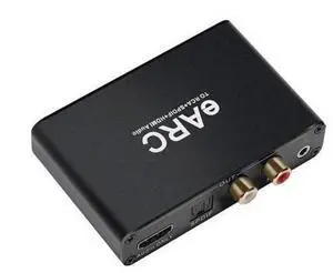 HDMI eARC/ARC to HDMI, RCA R/L, Optical, 3.5mm Audio Converter, eARC/ARC Audio Converter Extractor/Adapter for TV HDMI eARC/ARC to HDMI, RCA R/L, Optical, 3.5mm Audio Converter, eARC/ARC Audio Converter Extractor/Adapter for TV