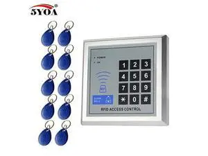 RFID Access Control System Device Machine Security Proximity Entry Door Lock Quality(AC and 10 Keys) RFID Access Control System Device Machine Security Proximity Entry Door Lock Quality(AC and 10 Keys)