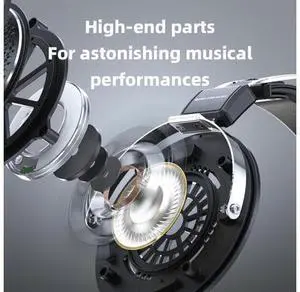 JadeAudio JT1 Professional Studio Headphones for Recording Gaming Headset with Microphone, 50mm Diaphragms, Hi-Res Music Studio Headset JadeAudio JT1 Professional Studio Headphones for Recording Gaming Headset with Microphone, 50mm Diaphragms, Hi-Res Music Studio Headset