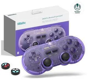 SN30 Pro Wireless Bluetooth Controller (Hall Effect Joystick Update) with Rumble Vibration USB-C Cable Gamepad Compatible with Switch/Switch 2,Windows, Mac OS, Android, Steam (Crystal Purple) SN30 Pro Wireless Bluetooth Controller (Hall Effect Joystick Update) with Rumble Vibration USB-C Cable Gamepad Compatible with Switch/Switch 2,Windows, Mac OS, Android, Steam (Crystal Purple)