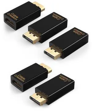 Active DisplayPort to HDMI Adapter 5 Pack, 1080P Gold Plated DP to HDMI Adapter (Male to Female) 1.3V, Uni-Directional Display Port to HDMI Adapter Active DisplayPort to HDMI Adapter 5 Pack, 1080P Gold Plated DP to HDMI Adapter (Male to Female) 1.3V, Uni-Directional Display Port to HDMI Adapter