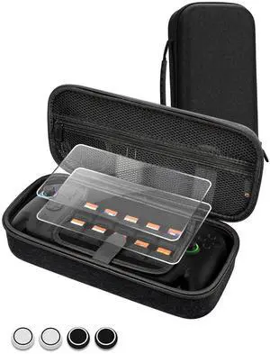 Carrying Case for ROG Xbox Ally & Xbox Ally X 2025 with 2 Screen Protectors, 4 Thumb Grip Caps, 10 SD Card Slots, Portable Travel Storage Bag for Gaming Console and Accessories Carrying Case for ROG Xbox Ally & Xbox Ally X 2025 with 2 Screen Protectors, 4 Thumb Grip Caps, 10 SD Card Slots, Portable Travel Storage Bag for Gaming Console and Accessories