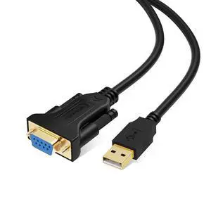 USB to RS232 Serial Adapter (FTDI Chipset), USB to RS232 Gold Plated DB9 Serial Converter Cable for Windows 11, 10, 8.1, 8, 7, Vista, XP, 2000, Linux and Mac OS X, macOS, 3.3 Feet/1M USB to RS232 Serial Adapter (FTDI Chipset), USB to RS232 Gold Plated DB9 Serial Converter Cable for Windows 11, 10, 8.1, 8, 7, Vista, XP, 2000, Linux and Mac OS X, macOS, 3.3 Feet/1M