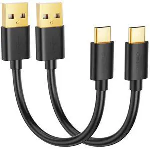 2pcs Short USB C 6 '', USB A to USB C 6 inch Fast Charging Type C Data Cordf or Power Bank, Galaxy S23, iPad Pro iPad mini, iPad Pro,iPhone 15/16,Android Auto/Cellphone,PS5 Controller 2pcs Short USB C 6 '', USB A to USB C 6 inch Fast Charging Type C Data Cordf or Power Bank, Galaxy S23, iPad Pro iPad mini, iPad Pro,iPhone 15/16,Android Auto/Cellphone,PS5 Controller