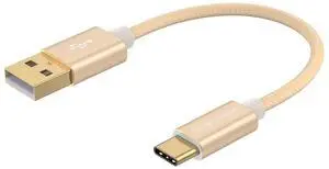 Short USB A to USB C Cable 6 inch, Braided USB C to USB A Fast Charging TypeC Data Cord for Power Bank,Galaxy S22, iPad Pro,iPhone 15/16,Android Auto/Cellphone,CarPlay Short USB A to USB C Cable 6 inch, Braided USB C to USB A Fast Charging TypeC Data Cord for Power Bank,Galaxy S22, iPad Pro,iPhone 15/16,Android Auto/Cellphone,CarPlay