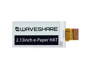 2.13inch E-Ink Raw Display Compatible with Raspberry Pi 4B/3B+/3B/2B/B+/A+/Zero/Zero W/WH/Zero 2W Series Boards 250x122 Resolution SPI Interface Without PCB Supports Partial Refresh 2.13inch E-Ink Raw Display Compatible with Raspberry Pi 4B/3B+/3B/2B/B+/A+/Zero/Zero W/WH/Zero 2W Series Boards 250x122 Resolution SPI Interface Without PCB Supports Partial Refresh