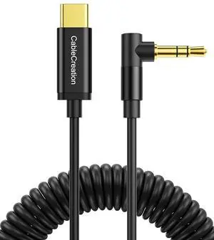 USB C to 3.5mm Audio Aux Jack Cable (1.3-4FT), Coiled Aux to USB C Cable, Type C to 3.5mm Headphone Car Stereo Cord for iPhone 16 15 Pro Max, Galaxy S25 S24, Pixel, iPad Pro USB C to 3.5mm Audio Aux Jack Cable (1.3-4FT), Coiled Aux to USB C Cable, Type C to 3.5mm Headphone Car Stereo Cord for iPhone 16 15 Pro Max, Galaxy S25 S24, Pixel, iPad Pro