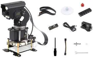 360° Omnidirectional High-Torque 2-Axis Expandable Pan-Tilt Camera Module, Compatible with Raspberry Pi 4B / 5, Driven By Serial Bus Servos, Based On General Driver Board for Robots 360° Omnidirectional High-Torque 2-Axis Expandable Pan-Tilt Camera Module, Compatible with Raspberry Pi 4B / 5, Driven By Serial Bus Servos, Based On General Driver Board for Robots