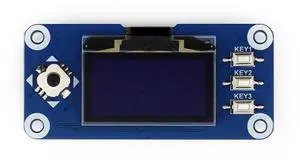 1.3inch OLED Display HAT for Raspberry Pi 128x64 Pixels with Embedded Controller Communicating via SPI or I2C Interface. 1.3inch OLED Display HAT for Raspberry Pi 128x64 Pixels with Embedded Controller Communicating via SPI or I2C Interface.