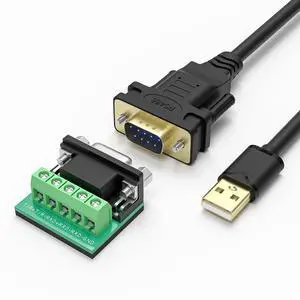 USB to RS485/RS422 Serial Port Converter Adapter Cable with FTDI Chip Supports Windows 11 10 8 7 XP Mac 6 Feet USB to RS485/RS422 Serial Port Converter Adapter Cable with FTDI Chip Supports Windows 11 10 8 7 XP Mac 6 Feet