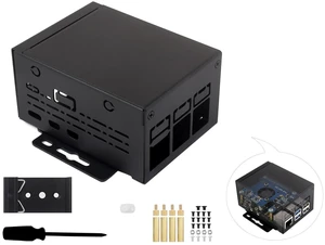 Metal Case for Raspberry Pi 5, Support Add Pi 5 Active Cooler & Pi5 POE HAT & PCIe to M.2 HAT+ & PCIe to M.2 Board Most Hats/Modules and Accessories for Pi 5 Metal Case for Raspberry Pi 5, Support Add Pi 5 Active Cooler & Pi5 POE HAT & PCIe to M.2 HAT+ & PCIe to M.2 Board Most Hats/Modules and Accessories for Pi 5
