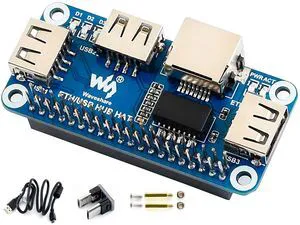 for Raspberry Pi 4B/3B+/3B/2B/Zero/Zero W/Pi Zero 2 W/ 2 WH, Ethernet/USB HUB HA for Raspberry Pi 4B/3B+/3B/2B/Zero/Zero W/Pi Zero 2 W/ 2 WH, Ethernet/USB HUB HA