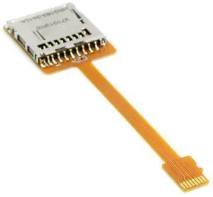 Micro SD TF Memory Card Kit Male to SD Female Extension Soft Flat FPC Cable Extender 10cm Micro SD TF Memory Card Kit Male to SD Female Extension Soft Flat FPC Cable Extender 10cm