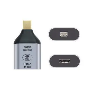 USB C to Mini Displayport Converter(The Mini Displayport Terminal Must be Connected to The Monitor, not The Host.You Need to use The 10Gbps USB C to C Cable.Other Cable not Work) USB C to Mini Displayport Converter(The Mini Displayport Terminal Must be Connected to The Monitor, not The Host.You Need to use The 10Gbps USB C to C Cable.Other Cable not Work)