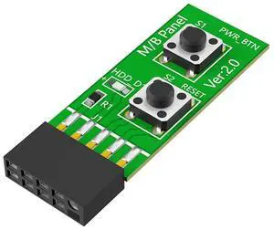 2 * 5 Pin Switch Board Adapter Reset/Power ON/Off Testing for Desktop PC Motherboard (1Piece) 2 * 5 Pin Switch Board Adapter Reset/Power ON/Off Testing for Desktop PC Motherboard (1Piece)