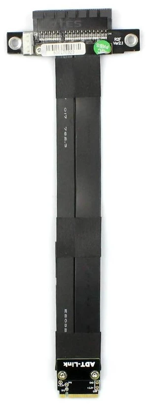 ADT-R42 Series PCI-E 4X to M.2 NGFF NVMe M Key 2280 Riser Card 32G/BPS PCIe 3.0 x4 High Speed M2 Key-M PCI-Express Extension Cable (R42SF 30CM) ADT-R42 Series PCI-E 4X to M.2 NGFF NVMe M Key 2280 Riser Card 32G/BPS PCIe 3.0 x4 High Speed M2 Key-M PCI-Express Extension Cable (R42SF 30CM)