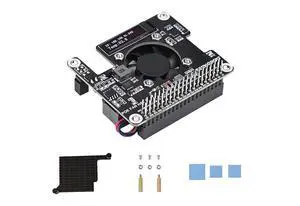 POE HAT for Raspberry Pi 5/CM5 Power Over Ethernet Adapter with Onboard Cooling Fan and OLED Display Supports 802.3af/at Network Standard Comes with Metal Heatsink Fits Raspberry Pi 5 Case Original POE HAT for Raspberry Pi 5/CM5 Power Over Ethernet Adapter with Onboard Cooling Fan and OLED Display Supports 802.3af/at Network Standard Comes with Metal Heatsink Fits Raspberry Pi 5 Case Original