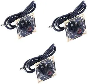 OV9732 USB HD Camera 1MP 100° FOV, 1280x720 Resolution, Plug & Play UVC Webcam with Manual Focus, Compatible with PC/MAC/Linux/Android for Facial Recognition/QR Scanning 2m Length Cable (3 Packs) OV9732 USB HD Camera 1MP 100° FOV, 1280x720 Resolution, Plug & Play UVC Webcam with Manual Focus, Compatible with PC/MAC/Linux/Android for Facial Recognition/QR Scanning 2m Length Cable (3 Packs)