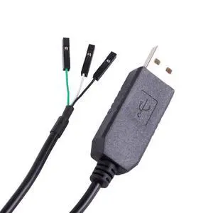FT232RL USB to TTL Serial 3.3V Adapter Cable with 3 Pin 0.1 inch Pitch Male Socket Header UART IC FT232RL Chip for Windows 10 8 7 Linux MAC OS (Logic 3.3v Level) FT232RL USB to TTL Serial 3.3V Adapter Cable with 3 Pin 0.1 inch Pitch Male Socket Header UART IC FT232RL Chip for Windows 10 8 7 Linux MAC OS (Logic 3.3v Level)