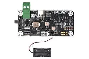 Uninterruptible Power Supply HAT for Raspberry Pi Zero Series, 5V Stable Output, Solar Charging (5V24V), Ba-ttery Monitoring via I2C, LED Indicators, Low-Power UPS Expansion Board Uninterruptible Power Supply HAT for Raspberry Pi Zero Series, 5V Stable Output, Solar Charging (5V24V), Ba-ttery Monitoring via I2C, LED Indicators, Low-Power UPS Expansion Board