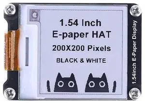 1.54 Inch E-Ink Display Module for Raspberry Pi 4B/3B+/3A+/3B/2B/B+/A+ Zero W 2W Epaper Screen for Arduino/Jetson Nano 1.54 Inch E-Ink Display Module for Raspberry Pi 4B/3B+/3A+/3B/2B/B+/A+ Zero W 2W Epaper Screen for Arduino/Jetson Nano