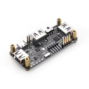 Pi USB HUB HAT for Raspberry Pi Zero, 3-Port-USB2.0 Expansion Board with USB-to-TTL, Compatible for Arduino/STM32, Type-C Dual Mode, Plug & Play GPIO Connection, TX/RX Indicators Pi USB HUB HAT for Raspberry Pi Zero, 3-Port-USB2.0 Expansion Board with USB-to-TTL, Compatible for Arduino/STM32, Type-C Dual Mode, Plug & Play GPIO Connection, TX/RX Indicators