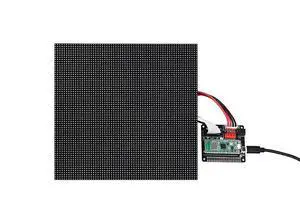 RGB Full-Color LED Matrix Panel for Raspberry Pi/Arduino/ESP32 3mm Pitch 64×64 4096 Individual RGB LEDs Brightness Adjustable with Adapter for Directly Plug RGB Full-Color LED Matrix Panel for Raspberry Pi/Arduino/ESP32 3mm Pitch 64×64 4096 Individual RGB LEDs Brightness Adjustable with Adapter for Directly Plug